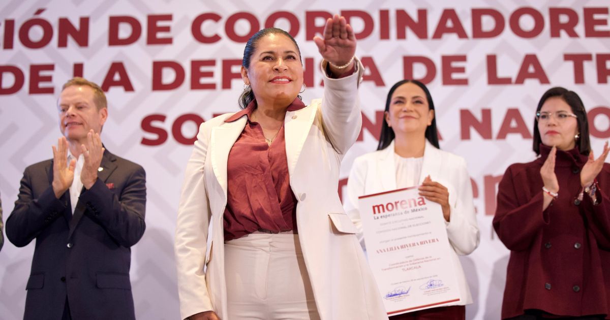 Ana Lilia Rivera, coordinadora estatal en Tlaxcala