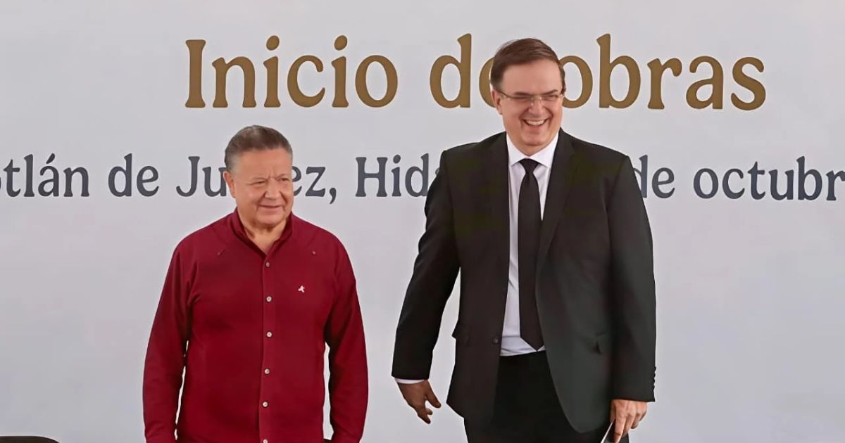 Menchaca y Ebrard arrancan Polo del Bienestar en Hidalgo
