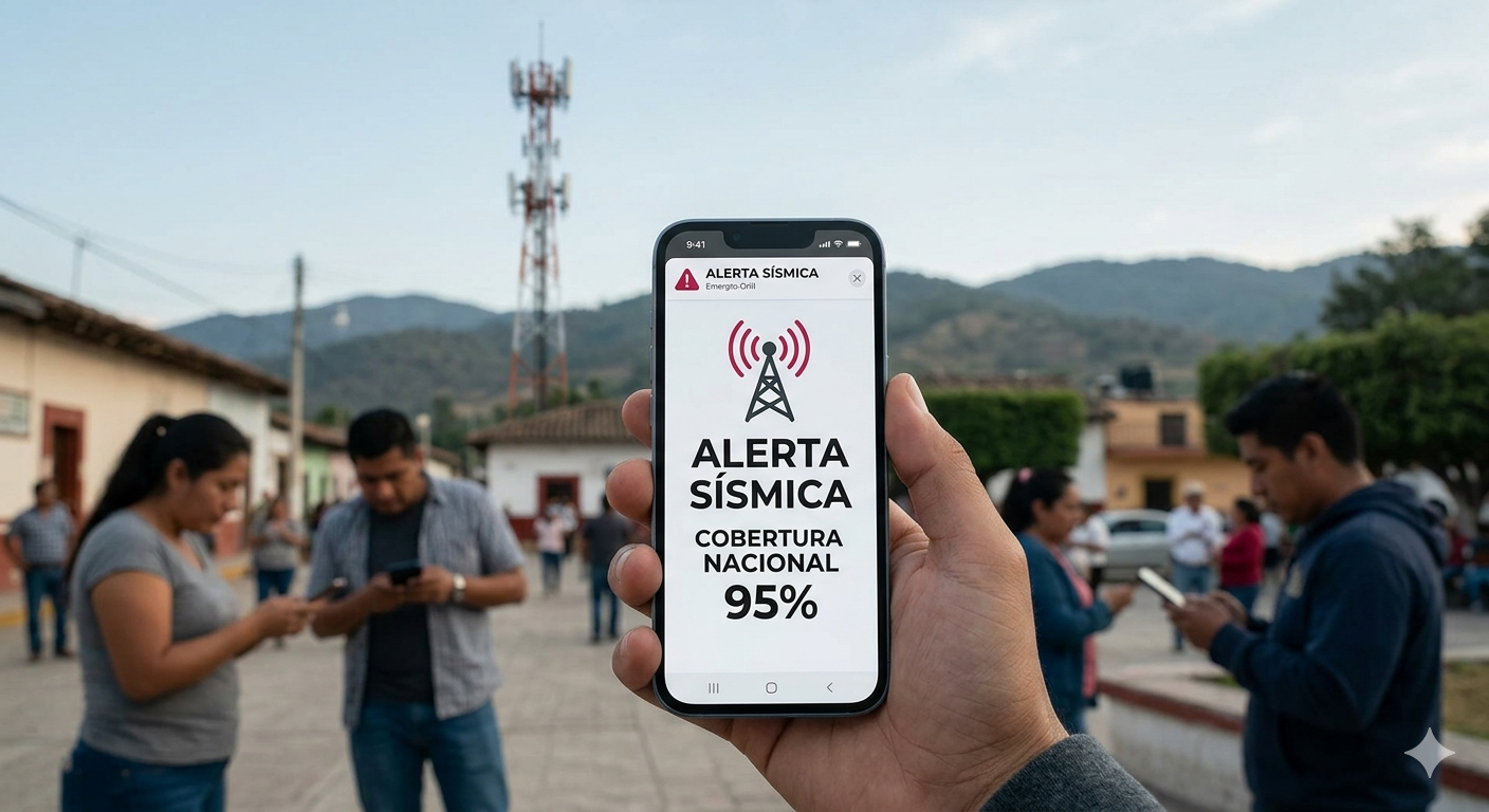 Alerta celular alcanza 95% de cobertura