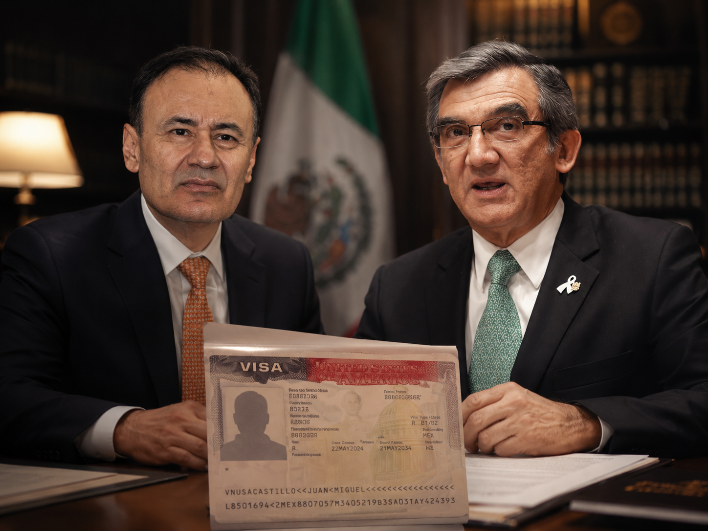EU niega permiso especial a gobernadores de México.