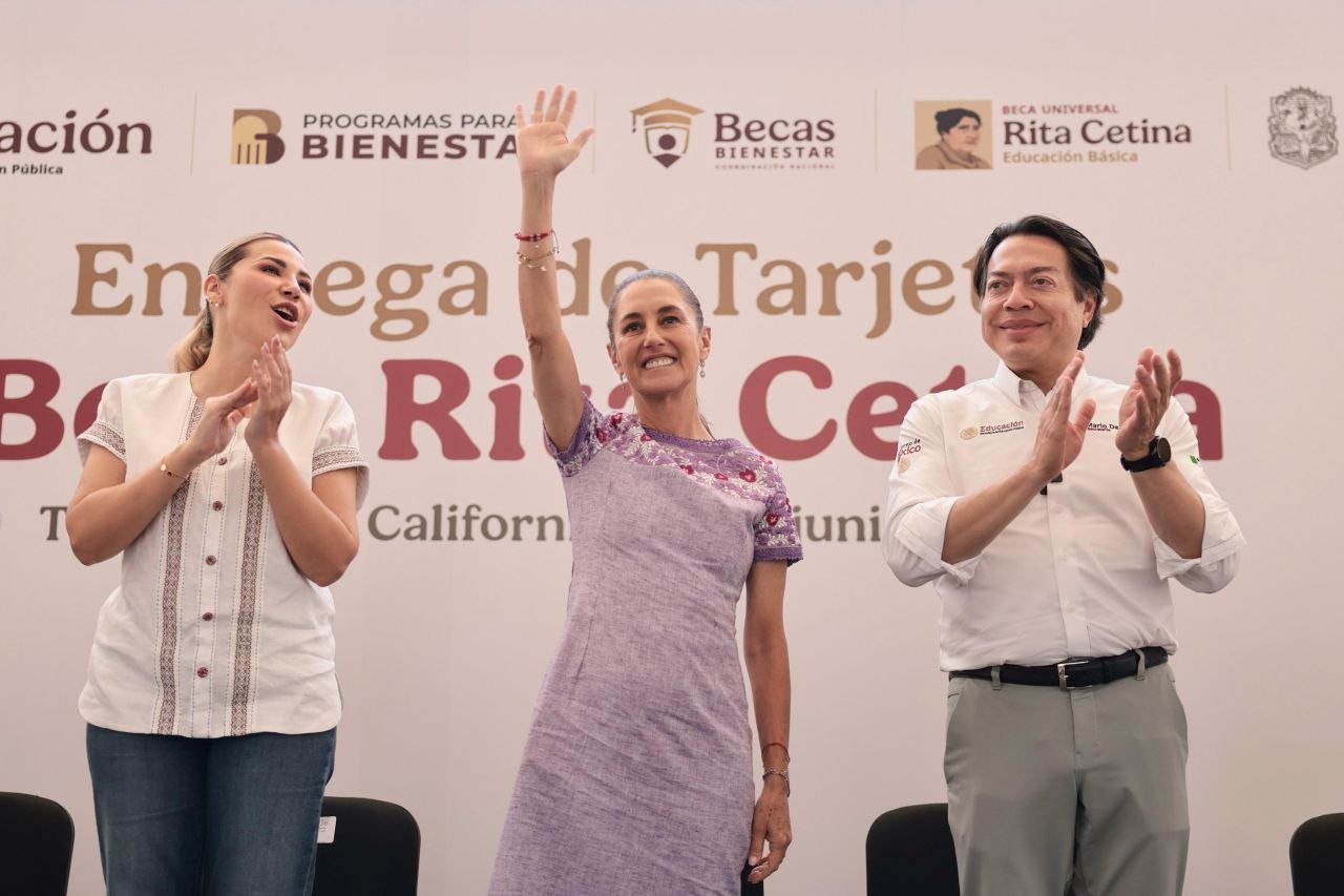 Beca Rita Cetina llegará a 9 millones de estudiantes de primaria.
