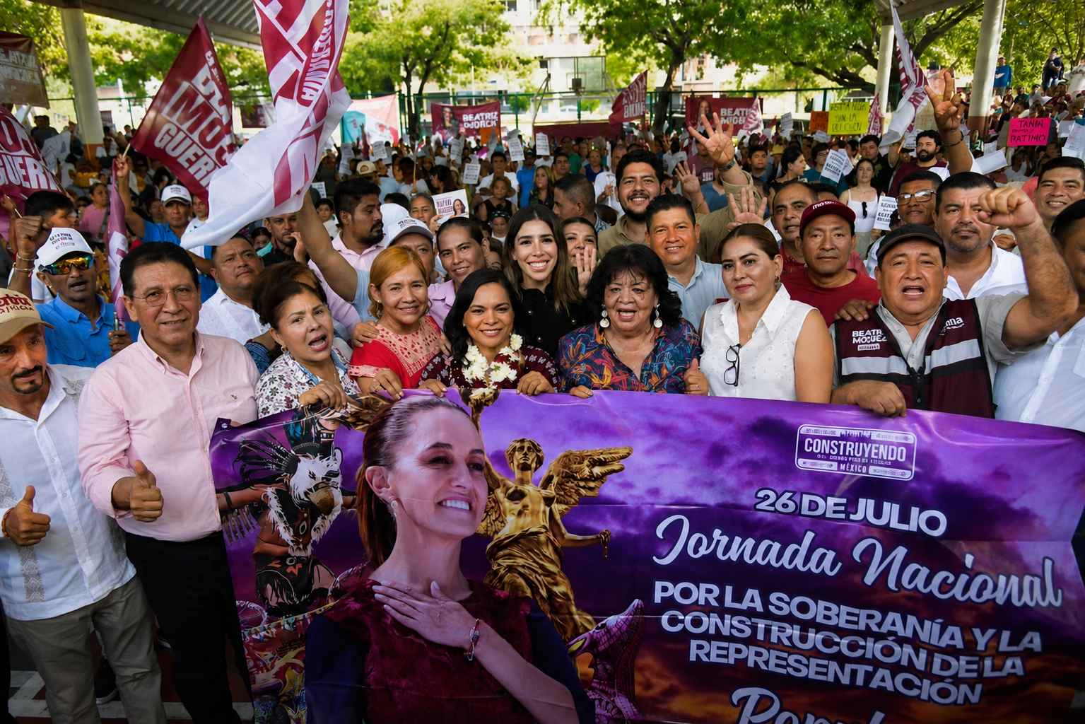 Construyendo México realiza 300 asambleas por la soberanía nacional.
