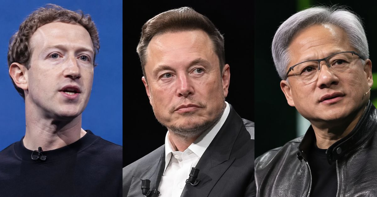 Musk, Zuckerberg y Huang presionan sobre regulación de IA