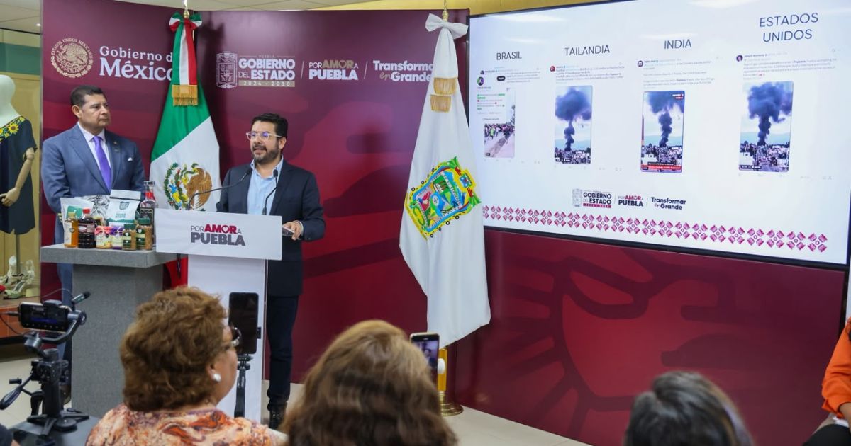 Desinformación en Puebla: Gobierno reporta red de réplicas