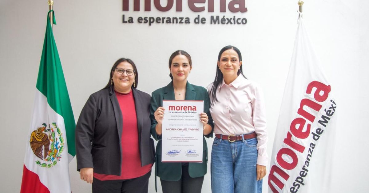 Andrea Chávez asume coordinación de Morena en Juárez