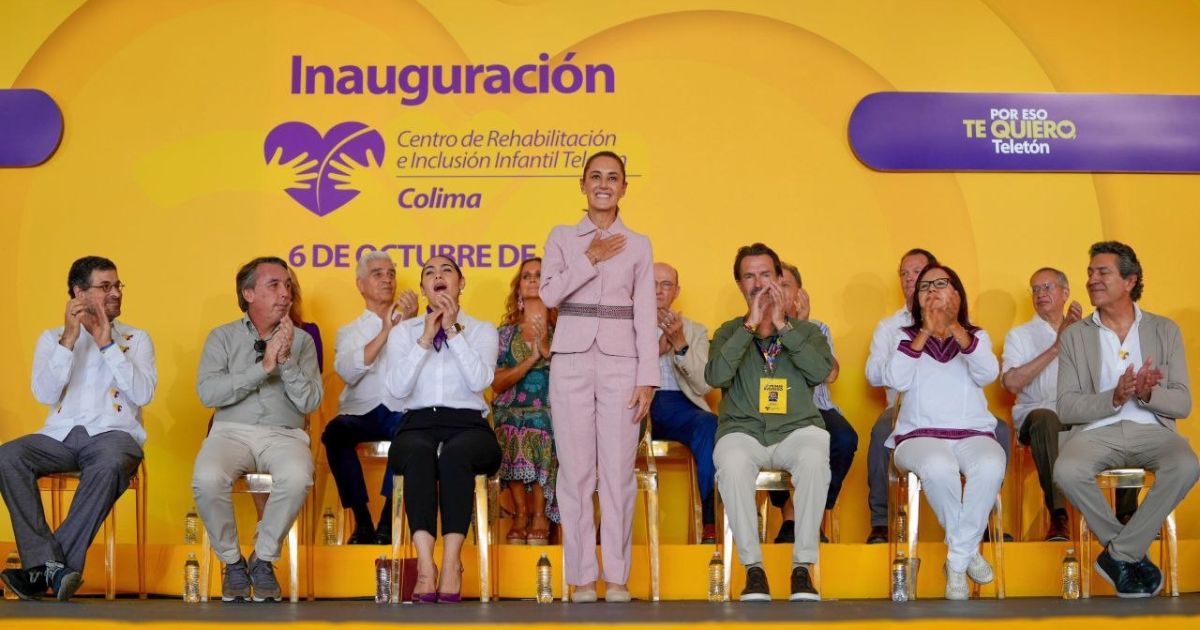 Sheinbaum inaugura CRIT Teletón Colima