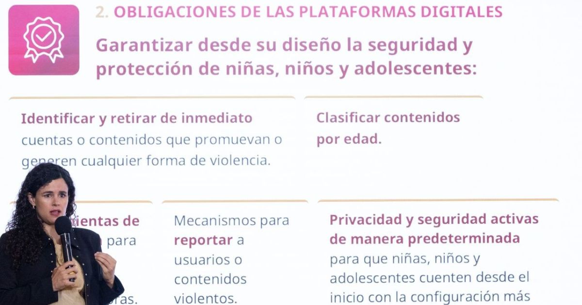 México plantea entornos digitales seguros para menores