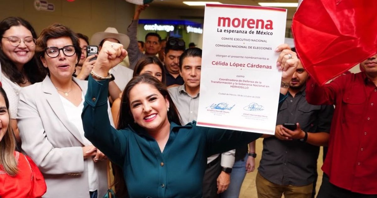 Célida López llama a la unidad de Morena en Hermosillo
