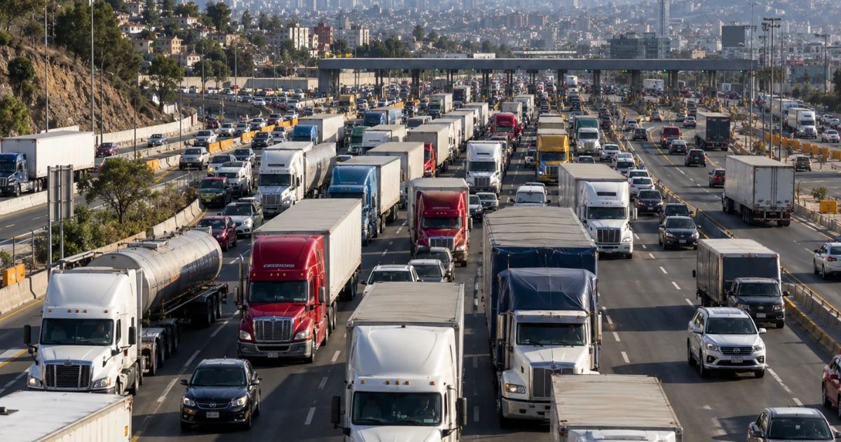 Paro de transportistas afecta accesos a CDMX