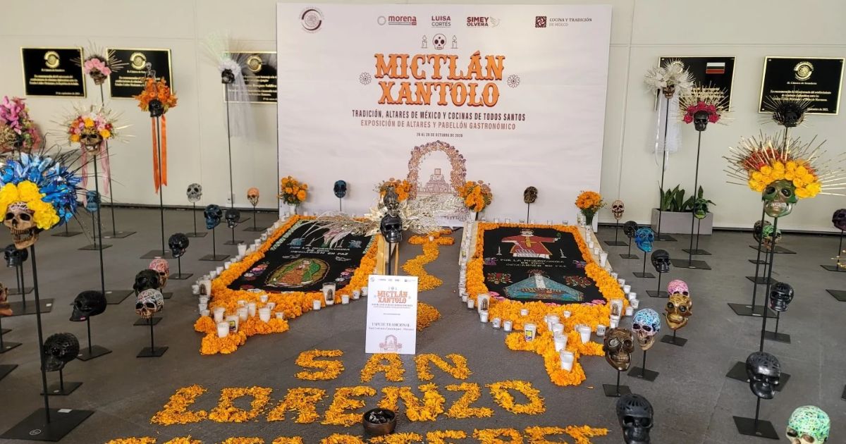 Mictlán y Xantolo llevan tradiciones de Día de Muertos al Senado